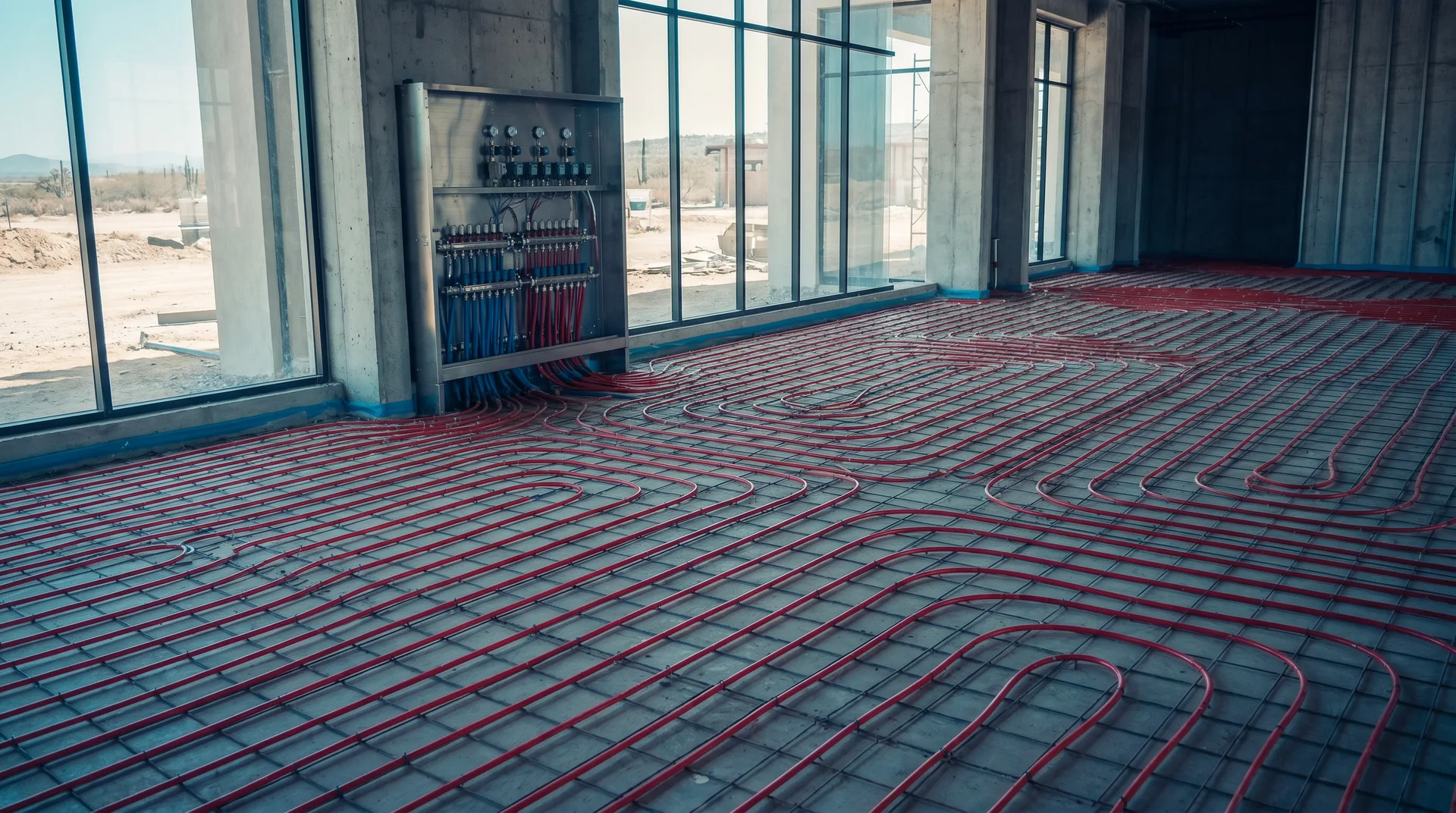Piso radiante e hidrónica — instalación Water Master México