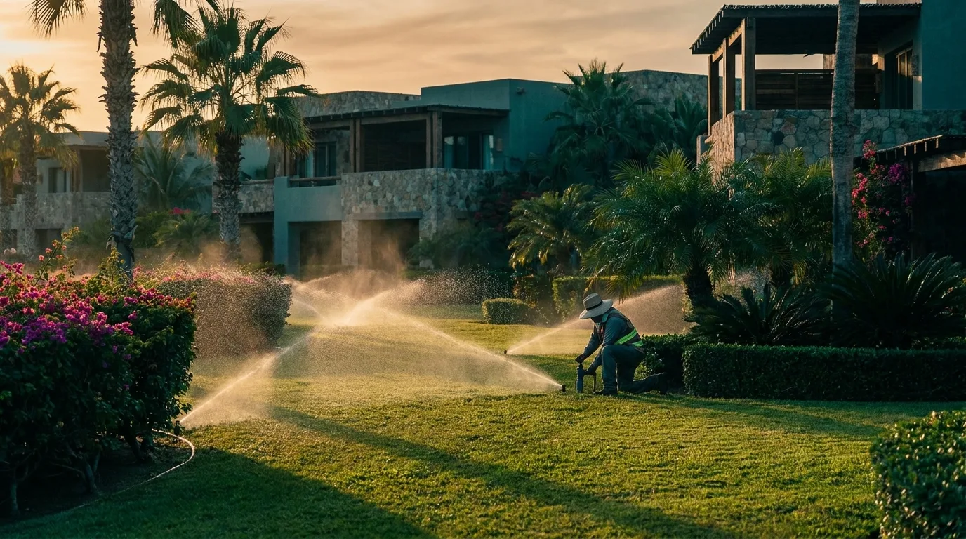 Riego · jardines, parques y golf — instalación profesional Water Master México